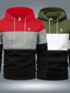 Zayra  Bundle Of 2 Multi-Colour Pull-Over Printed Casual Hoodies For Winter's