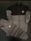 Zayra 11-Degree Contrast Jacket Style 2-Pcs Premium Quality Winter Tracksuit. MWTS-505